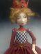 Artiste Doll Queen Auburn Hair Red Shoes Ooak