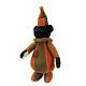 Artiste Ooak Gary Nett Ours En Peluche Halloween Automne Bouffon Mohair Articulé Rondouillard