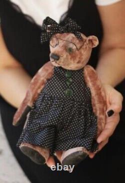 Artiste Ooak ours en peluche fait à la main