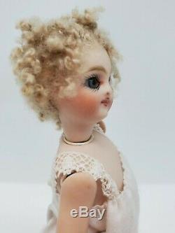 Artiste Rare Français Tous Bisque Mignonnette Doll Pieds Nus Par Margaret Wolfe 5 1/2