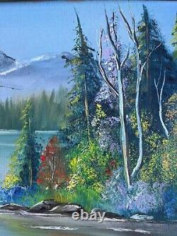 Artiste de gingembre Paysage abstrait Ooak 27,5 x 23,5 Abstrait original