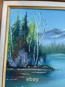 Artiste de gingembre Paysage abstrait Ooak 27,5 x 23,5 Abstrait original