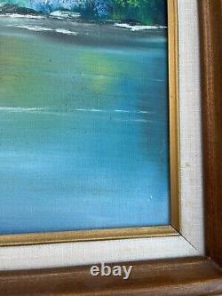 Artiste de gingembre Paysage abstrait Ooak 27,5 x 23,5 Abstrait original