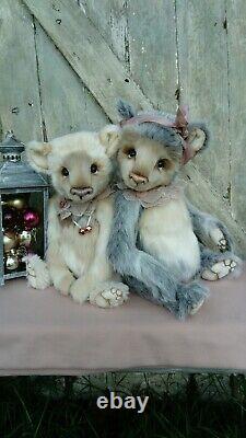 Aurora Coco Et Clare Handmade Ours Ooak Collectionneurs Ours Artiste Bear 21