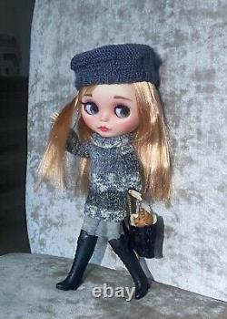 Chanel et Coco Ooak poupée artistique Blythe personnalisée par la Dolly Fairy