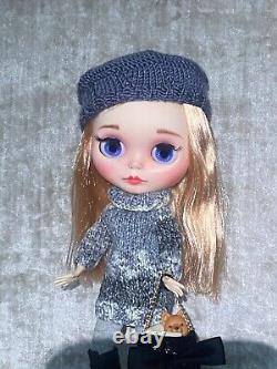 Chanel et Coco Ooak poupée artistique Blythe personnalisée par la Dolly Fairy