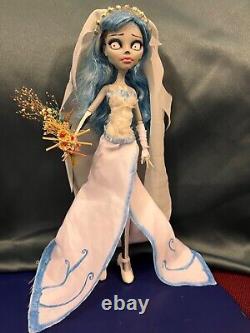 Corpse Bride Doll Ooak Emily Handmade Collector Custom Monster High Art Burton