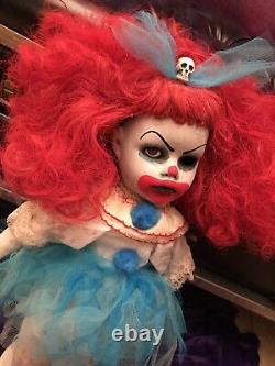 Creepy Circus Clown Doll Halloween Art Gothique Horreur Ooak Christie Creepydolls
