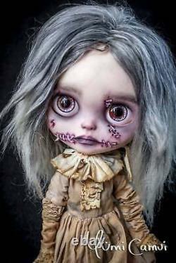 Custom Blythe Doll Ooak Blythe Artist Doll Par Yumi Camui Mutilated Mabel