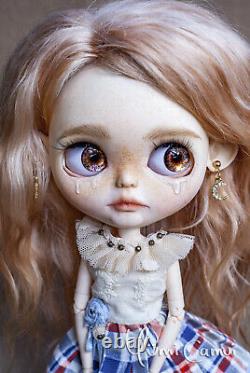 Custom Blythe Doll Ooak Blythe Poupée Artiste Par Yumi Camui