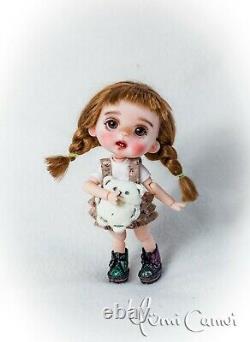 Custom Doll Ooak Repeindre Holala Poupée Artiste De Style Par Yumi Camui