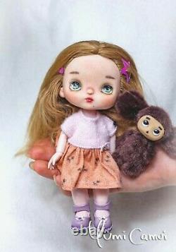 Custom Doll Ooak Repeindre Holala Style Poupée Artiste Par Yumi Camui