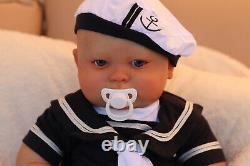 Custom Made Ooak Baby Girl / Boy Realborn Joseph Awake Par L'artiste Marie Avec Coa