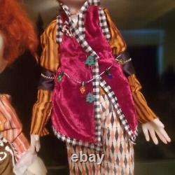 DEUX Vampire LuLu Lancaster ooak poupée d'art faite à la main unique en son genre Noël gothique