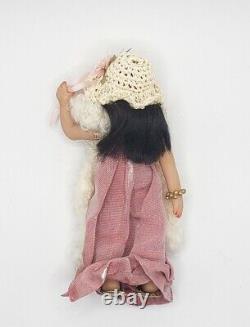 Dollhouse Miniature 112 Poupée Artisanale Sculptée à la Main Bonnie Justice Signée OOAK