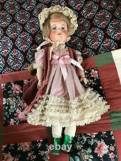Estate Of Canadian Doll Artist Joan Curtis Victorian Girl Bisque 24 Bjd Signé