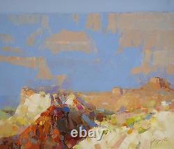 Grand Canyon Paysage, Peinture À L'huile D'origine, Oeuvres Artisanales, Un Des Genres