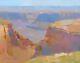 Grand Canyon, Peinture Originale À L’huile, Œuvres D’art Faites À La Main, Unique En Son Genre