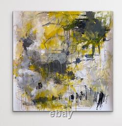 Grande peinture originale OOAK Mouvement d'Art Urbain Contemporain par Kat