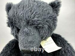 Grandes Créations Conradi Ooak Black Mohair Teddy Bear Nigel Hughes 66cm