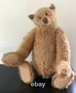 Gregory Gyllenship Mohair Vtg Teddy Bear Entièrement Articulé Grange Grizzly Rare As Is