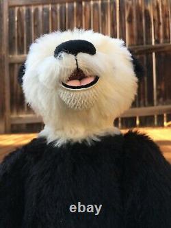 Htf Small Panda Artiste Mohair Teddy Bears Claudia Wagner Open-mouth Vintage 14