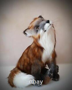 Jouet À Collectionner Réaliste Fait Main Fox Ooak (45cm)