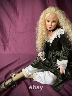 Karen Blandford Alderson Originale Porcelain Doll Artiste Angeline Blonde Le 2/10