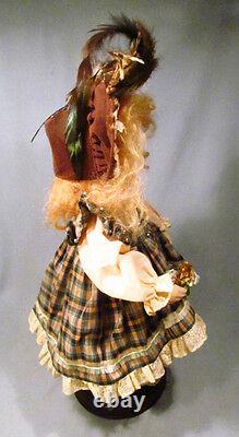 L'artiste Ann Anne Jackson Ooak 1980's 17 Wax Doll With Glass Eyes Fabuleux