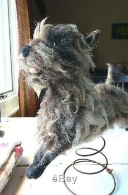 Laineux Mignon! Aiguille Felted Animaux Toto Dog Main Memorial 100% Made To Order