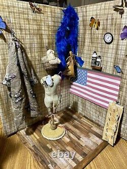 Le Silence Des Agneaux Inspiré Ooak Handmade Diorama Doll Buffalo Bill