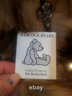 Les ours Babcock de Pat Berkowitch, unique en son genre, ours Chewy de 18 pouces, magnifique ! Fait à la main par un artiste.