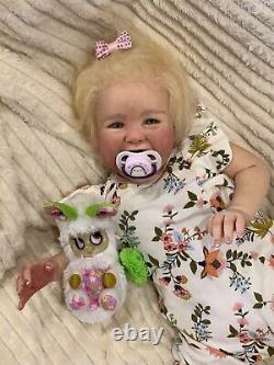 Magnifique poupée Reborn fille BRIANNA était Jupiter par Melody Hess, COA COMPLET