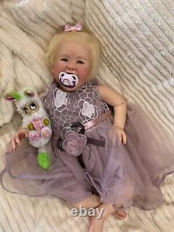 Magnifique poupée Reborn fille BRIANNA était Jupiter par Melody Hess, COA COMPLET