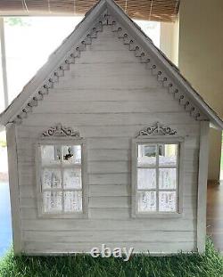 Maison de poupée magique fait main OOAK Cottage de campagne entièrement meublé à l'échelle 1/12.