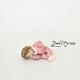Mini Bébé Endormi En Art Fin Fait à La Main Pour Maison De Poupée 16, Barbie Ooak