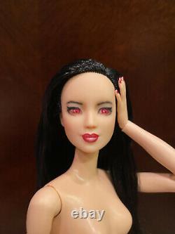 New Ooak Personnalisé Entièrement Repeint Barbie Fait Pour Déplacer Doll Pale Asiatique Lea Kayla