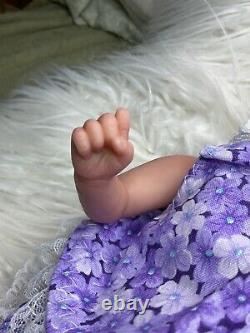 Nouveau 12 Micro Preemie Baby Girl Reborn Artist Peg Spencer Veuillez Voir Tous Les Babies