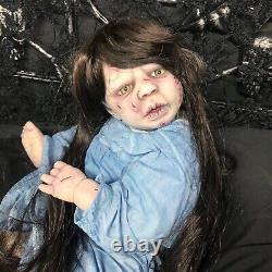 Ooak Alternative Réaliste Renaître Exorciste Regan Macneil Art Horror Doll