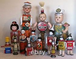 Ooak Assemblage Fait À La Main Junk Art Doll Mixte Media Antique China Head'sage