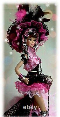 Ooak Barbie Comme Saloon Fille. Poupée De Collectionneur Western Ooak Fantasy Par Dollocity