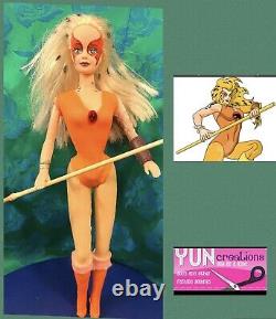 Ooak Chetara Barbie Doll Thundercats Handmade Collector Custom Hero Retro Français