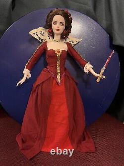 Ooak Comtesse Bathory Poupée Personnalisé Handmade Collector Barbie Art Blood Vampire