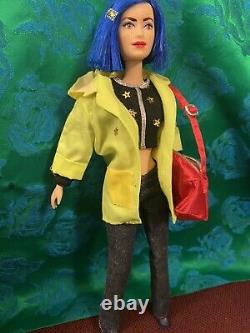 Ooak Coraline Barbie Doll Handmade Custom Collector Unique Fan Art Repaint