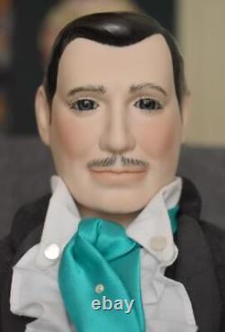 Ooak Est Parti Avec Le Rhett Butler 25 Porcelaine Doll Dans Tux And Tails