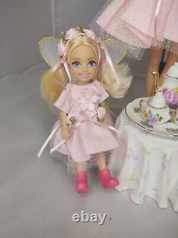 Ooak Jardin Tea Party Rose Fée Costume Chelsea Barbie Poupée Figurine Ensemble Lot