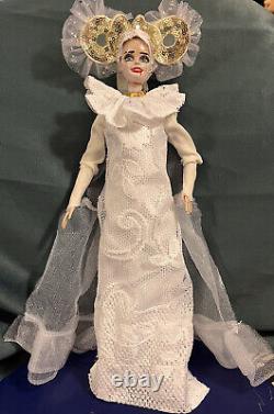 Ooak Lucy Barbie Doll Dracula Mariée Vampire Fait Main Sur Mesure Collectionneur Horror Art