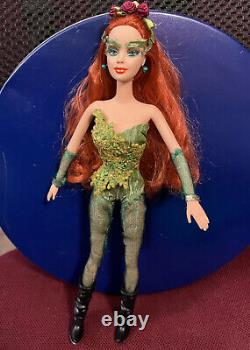 Ooak Poison Ivy Doll Handmade Custom Collector Unique Fanart Repeint Batman