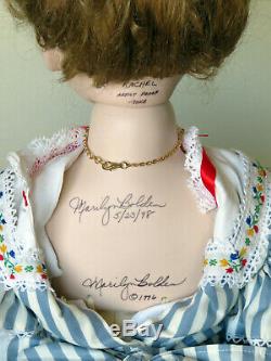 Ooak Porcelaine Belle Rachel Par Maître American Doll Artiste Marilyn Bolden