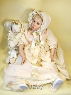 Ooak Porcelaine Charme Bébé Angelina Par Maître Doll Artiste Susan Krey